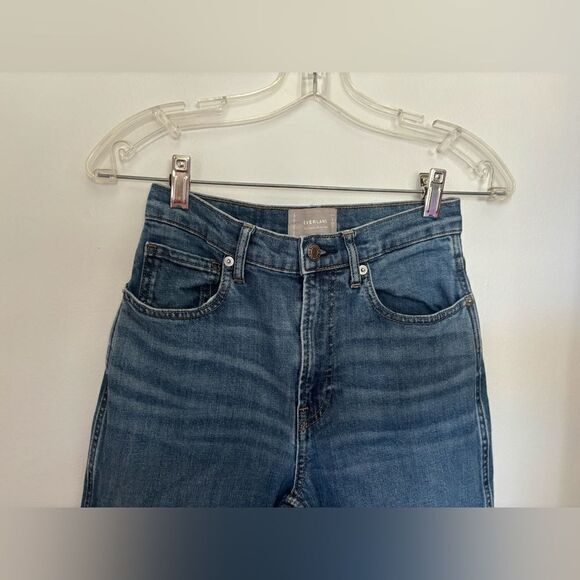 Everlane the Cheeky bootcut Jean size 26 crop 98% cotton - Picture 6 of 10
